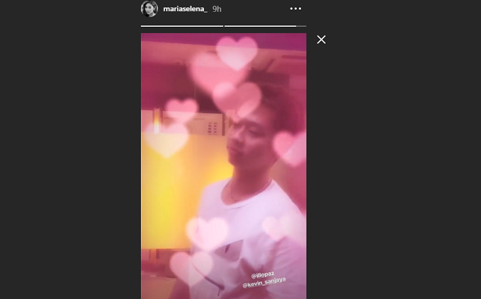 Instastory Maria Selena.