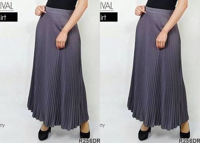 Rekomendasi rok hijab simpel harga terjagkau ala Zaskia Adya Mecca dari Zilingo.com