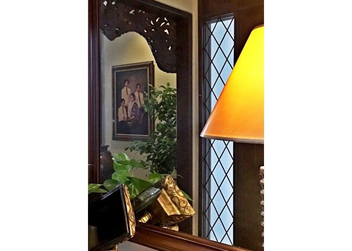 Foto keluarga di rumah Widyawati