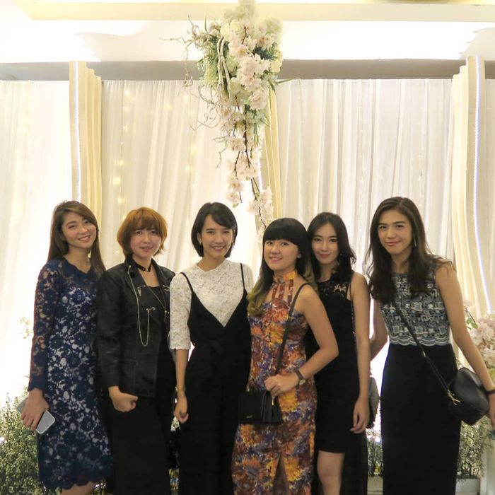 Para personel JKT 48 hadiri pernikahan Melody