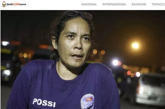 Johan Majabubun, satu-satunya penyelam wanita dari POSSI yang jadi evakuator korban Lion Air JT 610