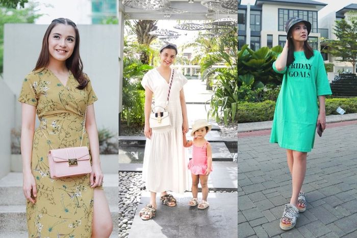Chelsea Olivia yang selalu terlihat imut dan dipermanis dengan outfit yang membuatnya makin imut
