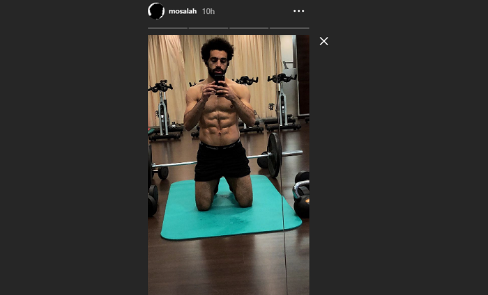 Instastory Mohamed Salah.