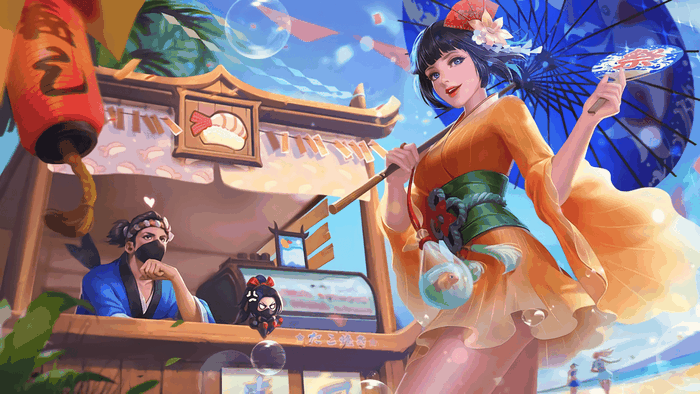 Skin Summer Hayabusa and Kagura