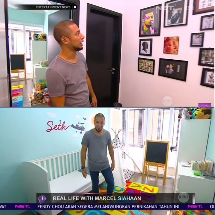 Kamar anak <a href='https://medan.tribunnews.com/tag/marcell-siahaan' title='Marcell Siahaan'>Marcell Siahaan</a>
