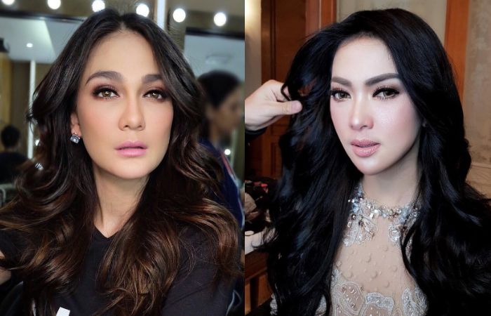 Penampilan Luna dan Syahrini yang selalu maksimal