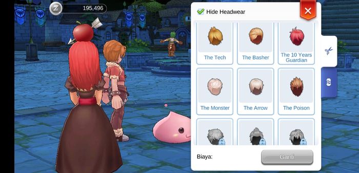 How to change the hairstyle of the Ragnarok M Eternal Love character