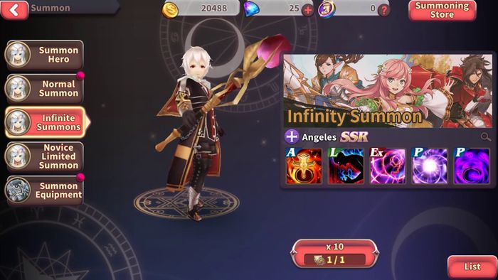 Infinite Summon, Interesting Features in Diosa Force