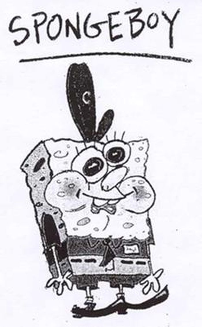Sketsa Asli Desain Karakter Di Kartun Spongebob Dari Sang Kreator