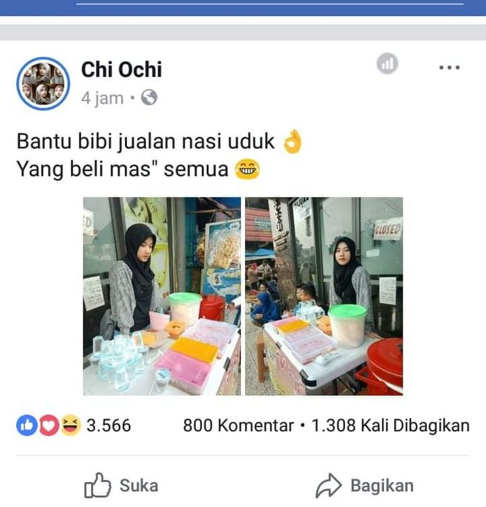 Postingan Facebook