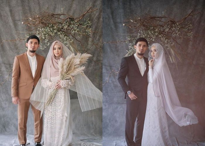 Lindswell Kwok Kenakan Baju Pengantin Hijab Syar'i Saat Prewedding, Cantik Banget!