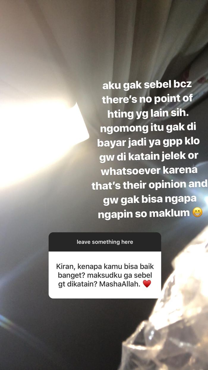 postingan anak Mayangsari tentang bully netizen terhadapnya.