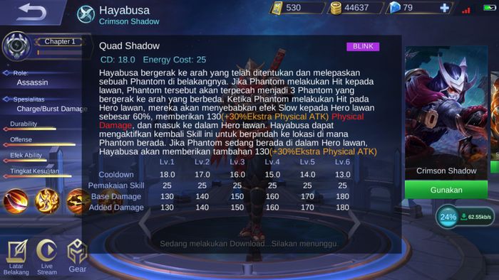 Skill 2 Hayabusa