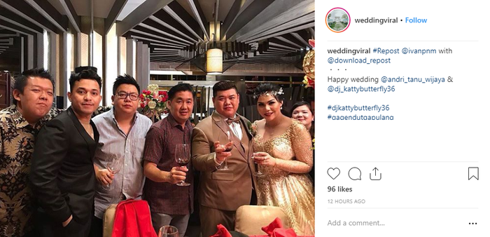  4 Foto Pernikahan DJ Katty Butterfly dengan Seorang Pria Asal Indonesia