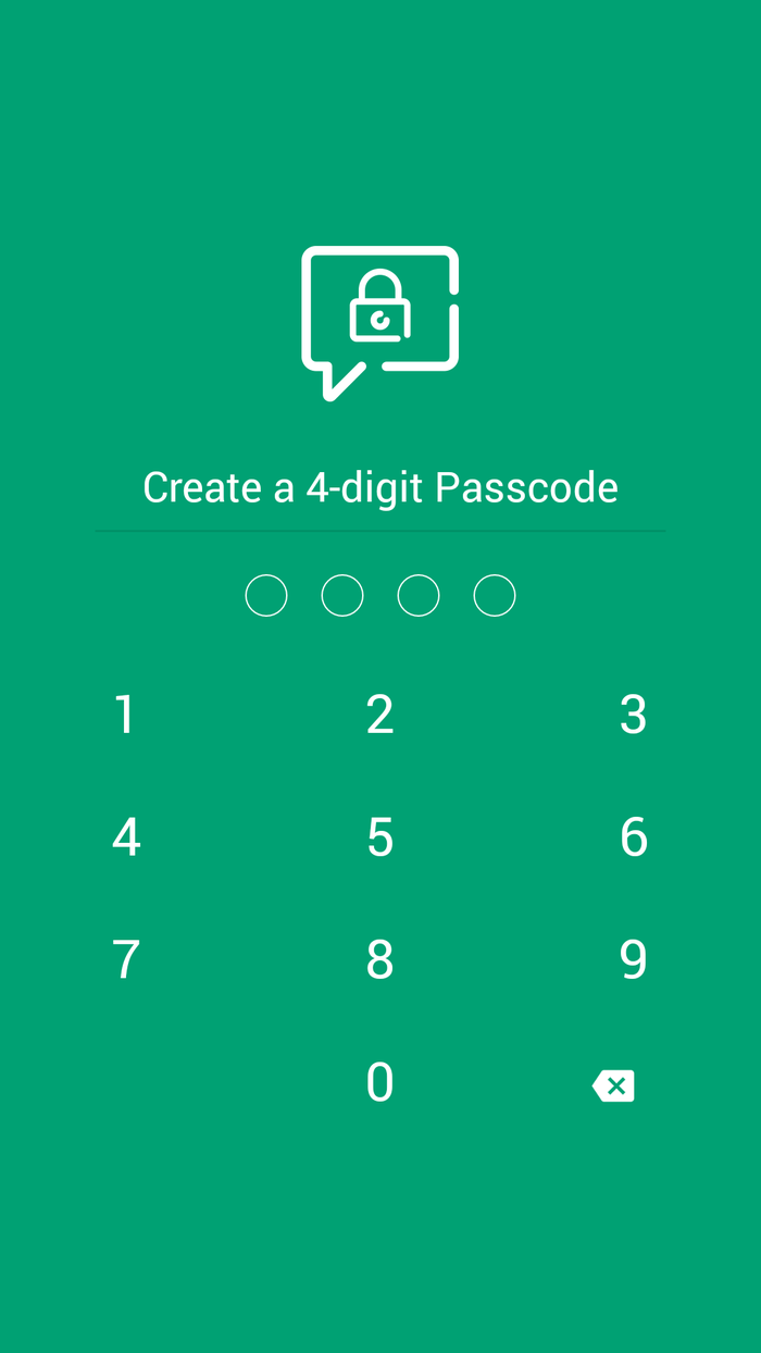 Set 4 Digit Password