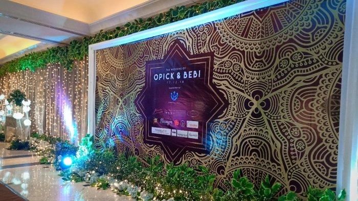 Resepsi pernikahan Opick dan Bebi Silvana
