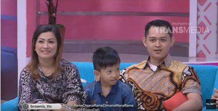 Potret Ferry Anggara dan Anak Sri Wulan
