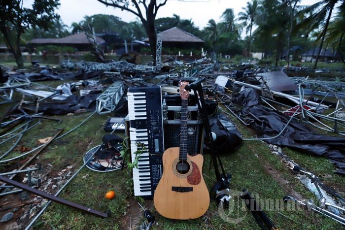 Alat musik Seventeen pasca diterjang tsunami Banten