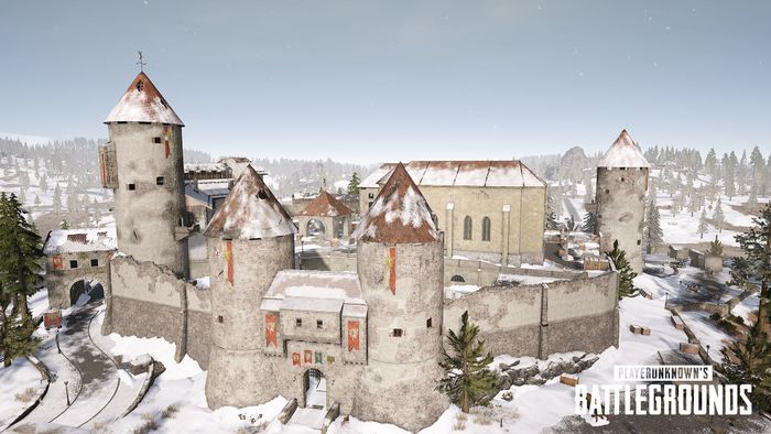 Castle on PUBG Vikendi Map