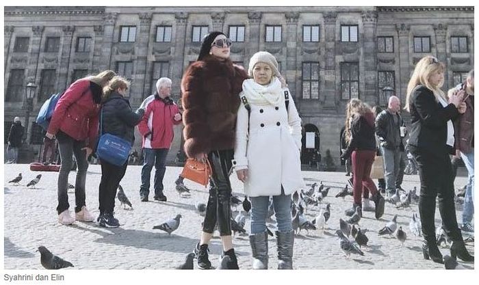 Gaya modis ART Syahrini, Elin.