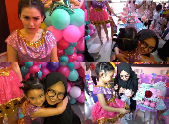 Ayu Ting Ting heran melihat Bilqis sangat akrab dengan Ria Ricis.
 