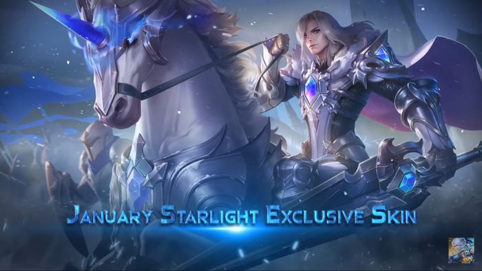 Skin Starlight Mobile Legends January 2019, Leomord (Frostborn Paladin)