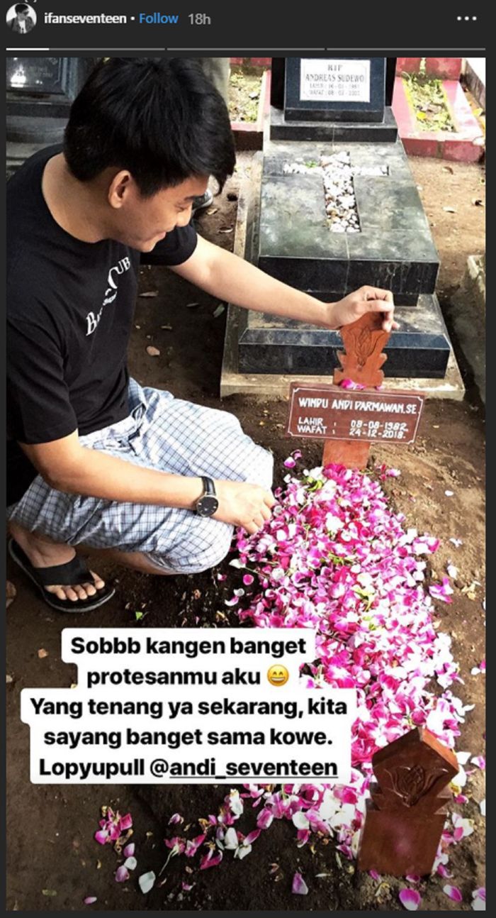 Instagram Story Ifan Seventeen