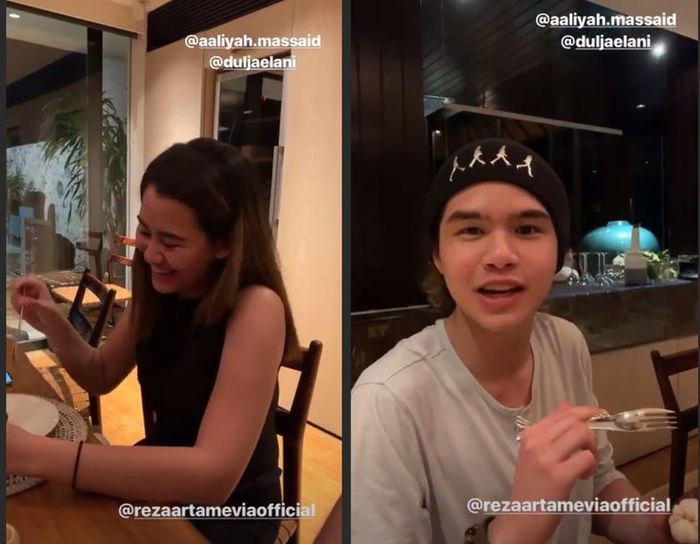 Respon Dul Jaelani dan Aaliyah Massaid saat dijodohkan oleh Maia Estianty
