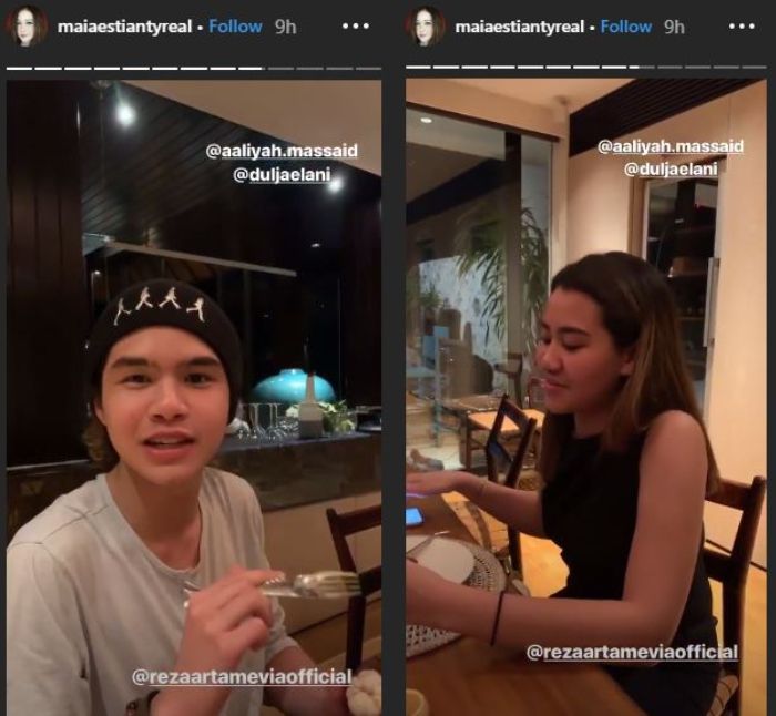 Maia Estianty Jodohkan Dul Jaelani dengan Putri Adjie Massaid, Aaliyah Massaid