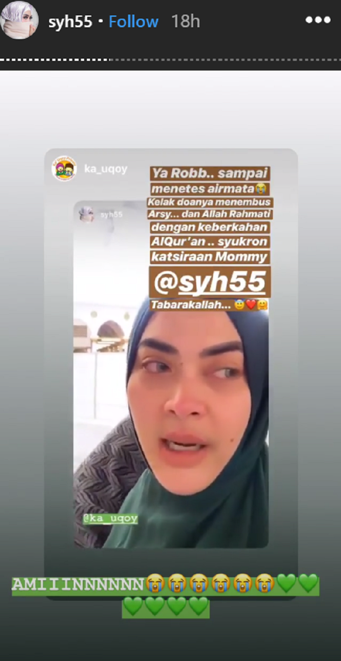 Geram dengan Nyinyiran Warganet saat Umroh, Aisyahrani Klarifikasi: Ibadah Saya Khusyuk!