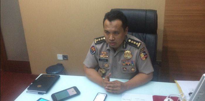 Kepala Bagian Penerangan Umum Divisi Humas Polri Kombes (Pol.) Syahar Diantono di Gedung Humas Mabes Polri, Kamis (6/12/2018).