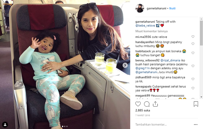 Jarang Terekspos, Ini Putri Menggemaskan Garneta Haruni! Mirip Greg Nwokolo?