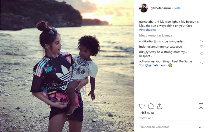 Jarang Terekspos, Ini Putri Menggemaskan Garneta Haruni! Mirip Greg Nwokolo?