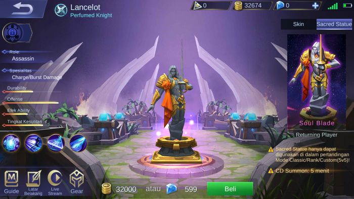 Sacred Statue Lancelot