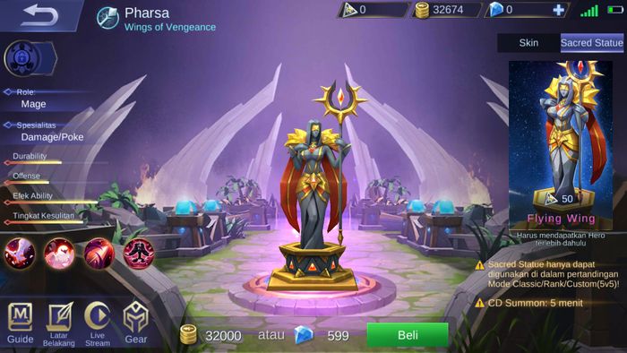 Sacred Statue Pharsa