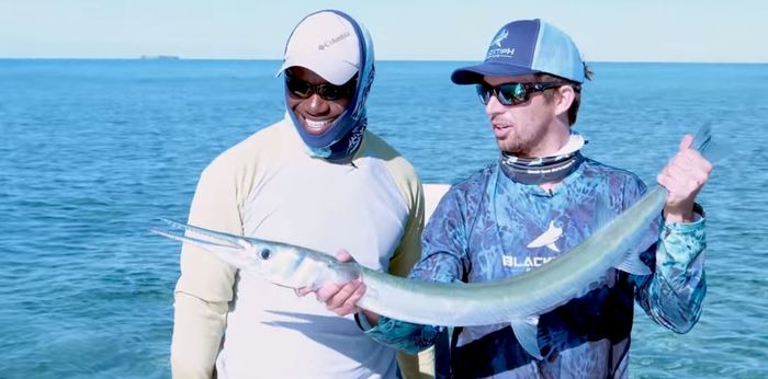 Ika Caroang atau ikan cendro memiliki nama latin Tylosurus crocodilus. Dalam bahasa Inggris, ikan ini disebut houndfish (ikan anjing) atau Needlefish (ikan buaya jarum).
