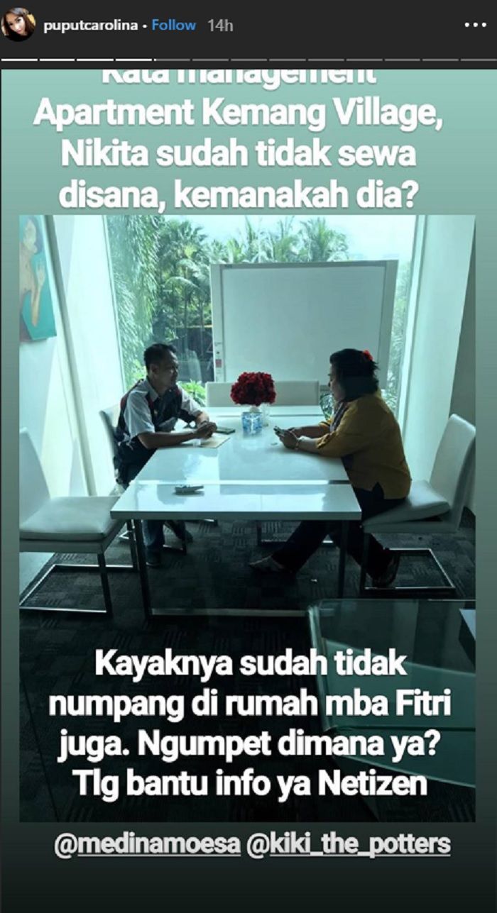 Nikita MIrzani mencemarkan nama baik Puput Carolina