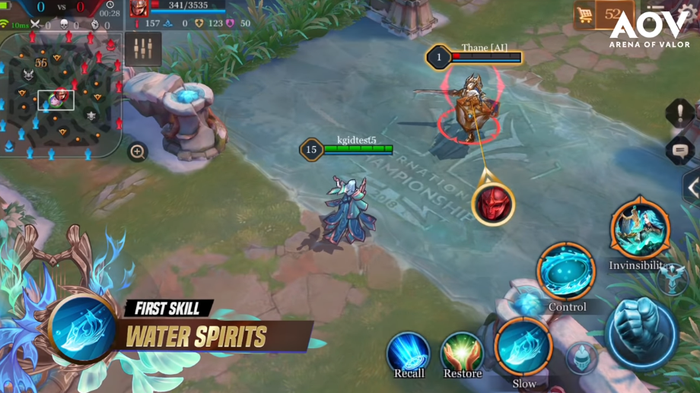 Sephera's first skill, Hero Mage/Support AoV