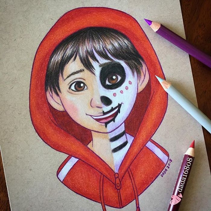 Apa Jadinya Kalau Dua Karakter Disney Digambar dalam Satu Wajah? Bobo