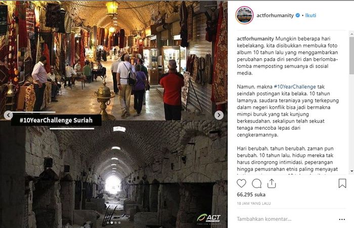 Kehancuran akibat perang di Suriah