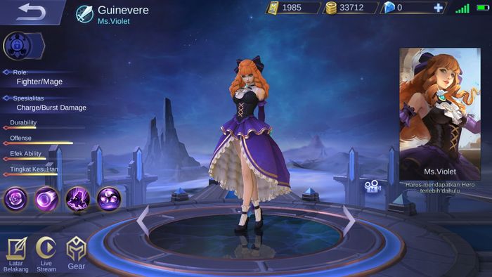 Guinevere, the new hero of Mobile Legends