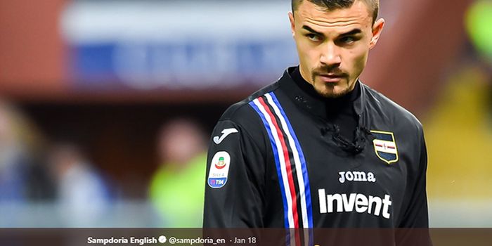 Kiper Sampdoria, Emil Audero Mulyadi.