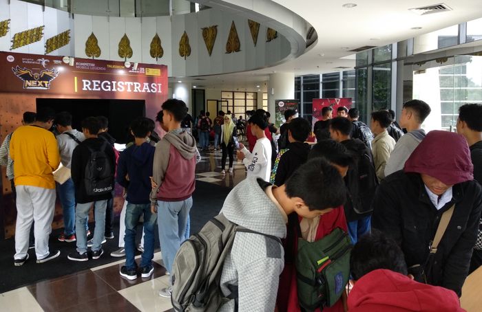 The registration area has been busy since morning by NEXT competition participants