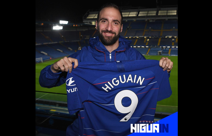 Gonzalo Higuain resmi bergabung dengan Chelsea