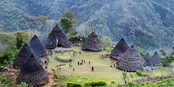 Kampung adat Wae Rebo, Desa Satarlenda, Kecamatan Satarmese Barat, Manggarai, Nusa Tenggara Timur