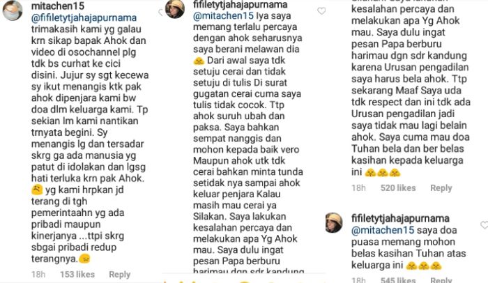 Kekecewaan Fifi Lety terhadap Ahok dan rahasia dibalik gugatan cerai dengan Veronica Tan