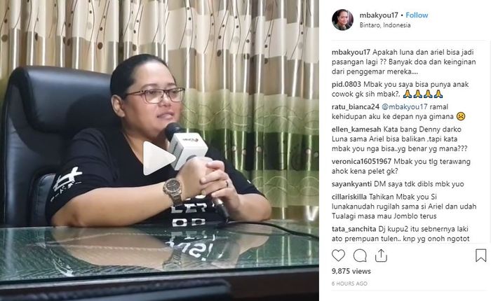 Mbak You Angkat Bicara Soal Masa Depan Hubungan Ariel dan Luna Maya