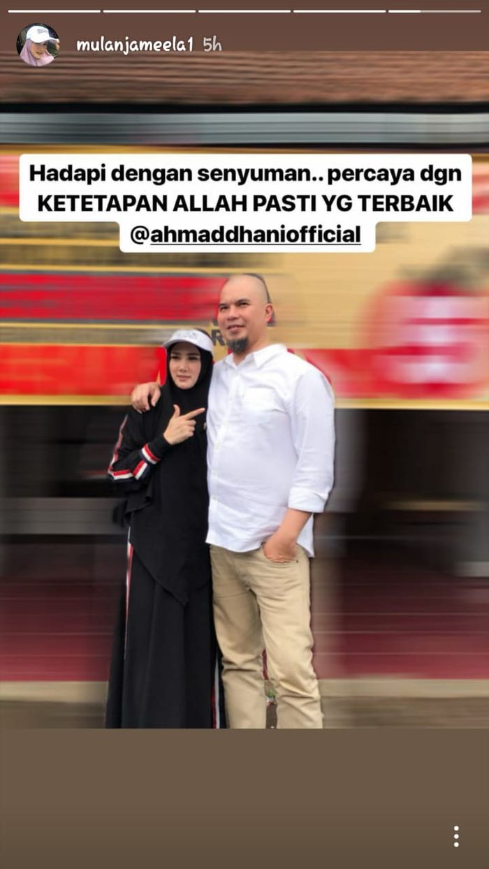 Pesan Haru Mulan Jameela Saat Suaminya, Ahmad Dhani Divonis 1,5 Tahun Penjara