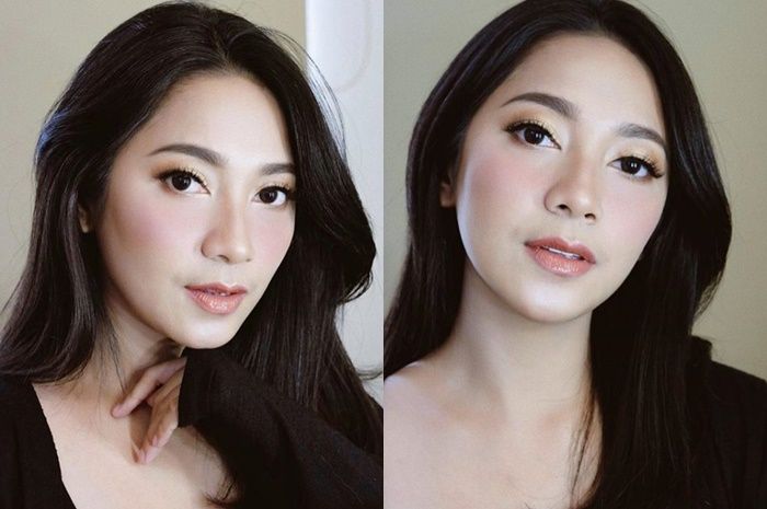 Dinda Kirana juga senang tampil dengan gaya makeup natural bernuansa cokelat nude
