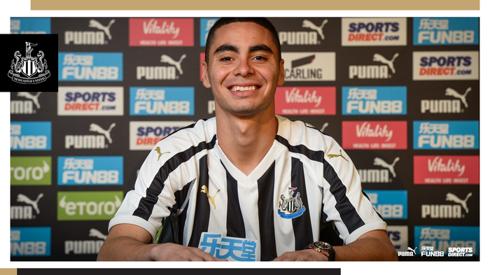 Penyerang baru Newcastle United, Miguel Almiron.